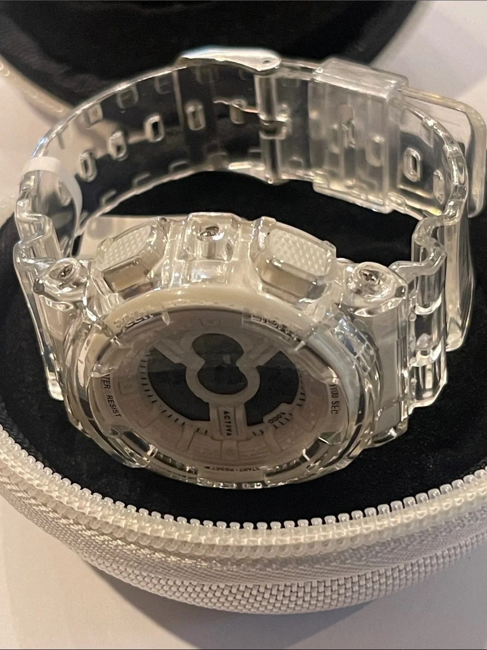 Invicta Transparent Digital Watch & Carrying Case ACW-GA-L-500